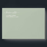 Sage Green Envelope<br><div class="desc">Sage Color  envelope</div>