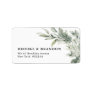 Sage Green Eucalyptus Minimalist Botanical Wedding Label