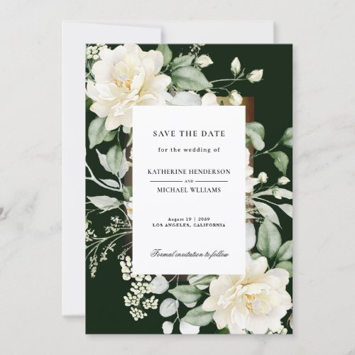 Sage Green Eucalyptus Wedding Save the Date Invita Invitation