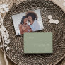 Sage Green | Faded Photo Bridesmaid Proposal Card
