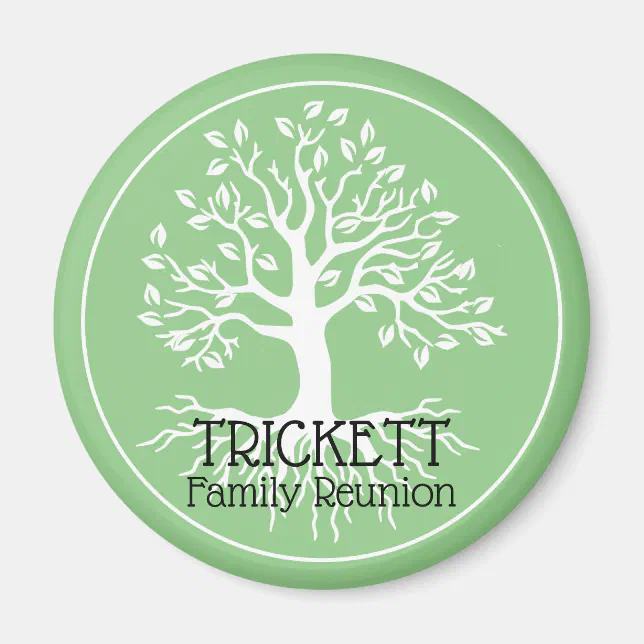 Sage Green Family Reunion Family Tree Zazzle
