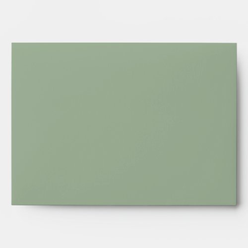 Sage Green Fleur de lis Envelope