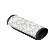 Sage Green Floral Vintage Toile Pattern