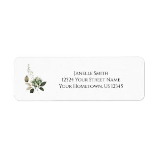 Sage Green Floral Wedding | Label