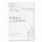Sage Green Floral Wedding Welcome sign