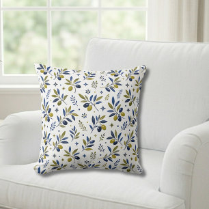 Sage Green French Country Olive  Throw Pillow