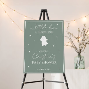 Sage Green Gender Neutral Baby Shower Welcome Sign