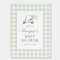 Sage Green Gingham Golf Baby Shower Welcome Sign
