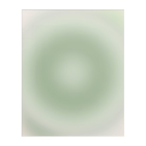 Sage Green Gradient Aura Acrylic Print