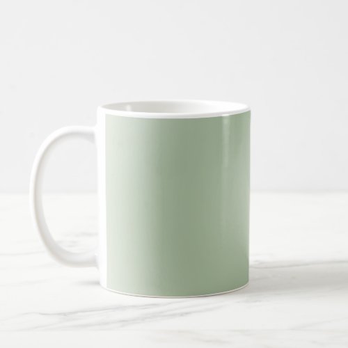 Sage Green Gradient Aura Coffee Mug