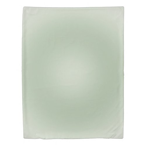 Sage Green Gradient Aura Duvet Cover