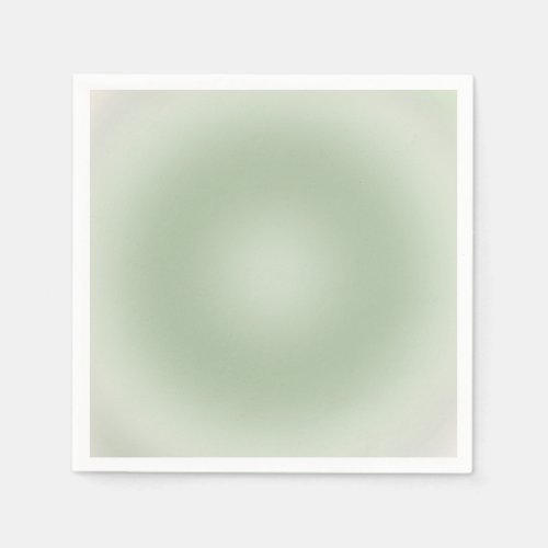 Sage Green Gradient Aura Napkins