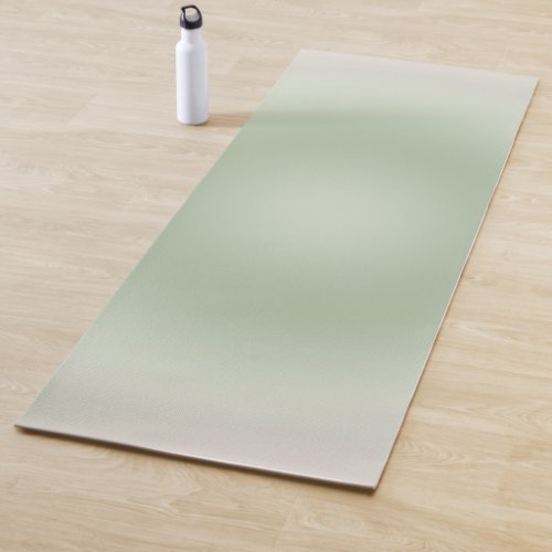 Sage Green Gradient Aura Yoga Mat