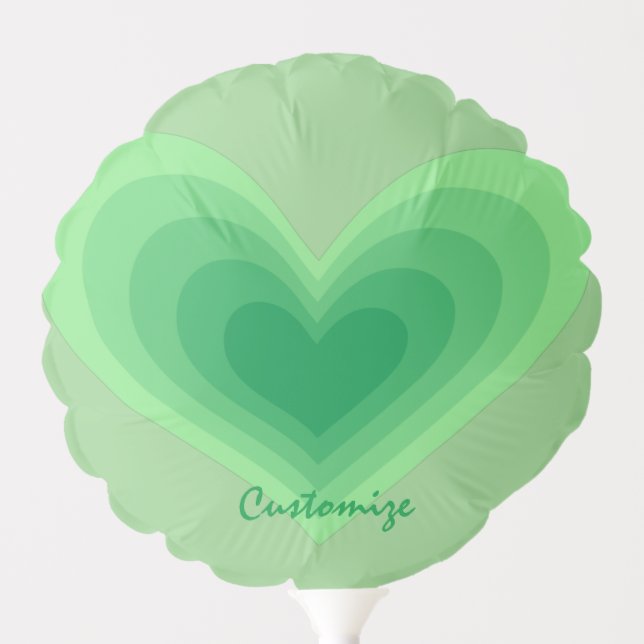 Sage Green Heart Thunder_Cove  Balloon (Front)