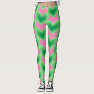 Sage Green Heart Thunder_Cove Leggings
