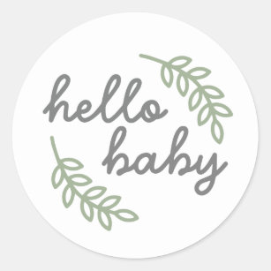 Hello Baby Sticker for Sale by hasin1992