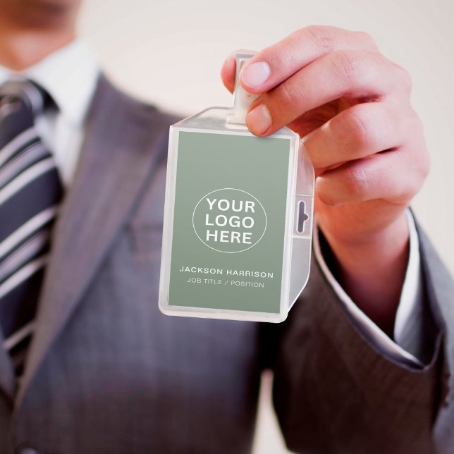Sage Green ID Logo l Professional Staff Employee   Badge (Creator Uploaded)