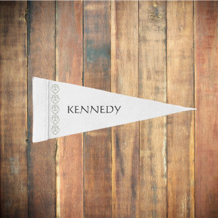 Sage Green Irish Celtic Swan Love Knot Name Pennan Pennant Flag