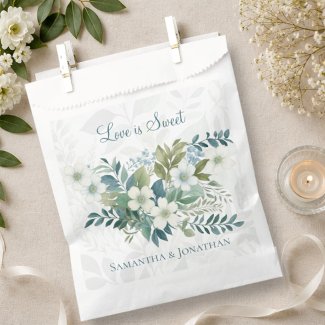 Sage Green Ivory Eucalyptus Wedding Love is Sweet