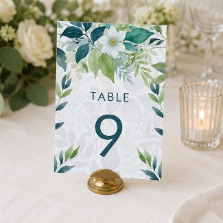 Sage Green Ivory Foliage Eucalyptus Wedding