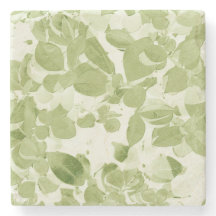 Sage Green Leaf Pattern, Vintage Inspired