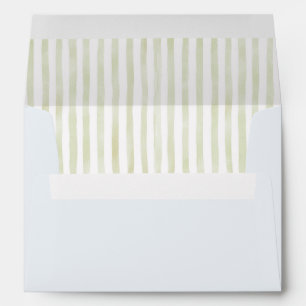 Sage Green & Light Greyish Blue Envelope