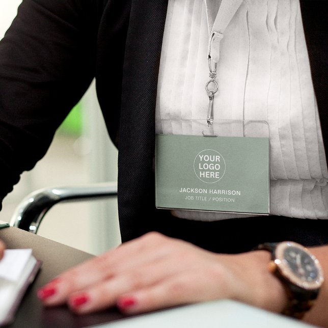 Sage Green Logo l Professional Business Corporate Badge (Creator Uploaded)