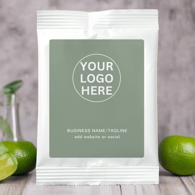 Sage Green Logo & Text l Promotional Corporate  Margarita Drink Mix (Creator Uploaded)