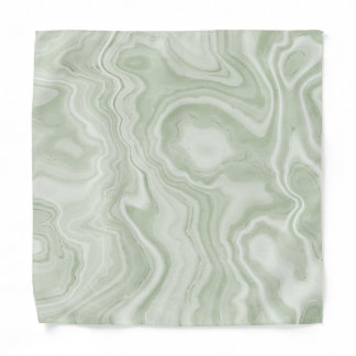 Sage Green Marble Bandana