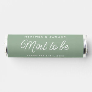 Sage Green Mint To Be Wedding Favors Mints