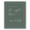 Sage Green Modern Rehearsal Dinner Welcome Sign