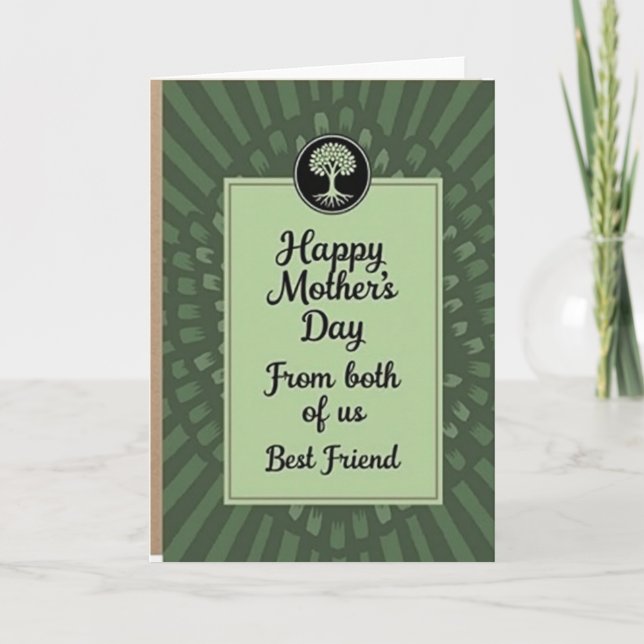 Sage Green Mothers Love Card (Front)