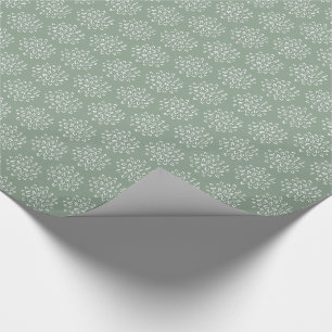 Sage Green Mum Christmas Wrapping Paper