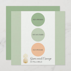 Sage Green Muted Color Palette Card