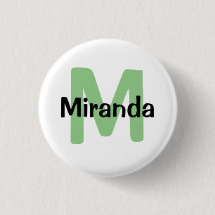 Sage green, Name and initial bachelorette Button