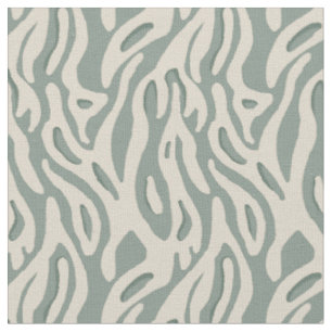 Sage green organic geometric bohemian flow fabric