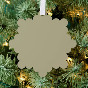 Sage Green Ornament Card