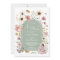 Sage Green Pink Boho Fairy Wildflower Baby Shower