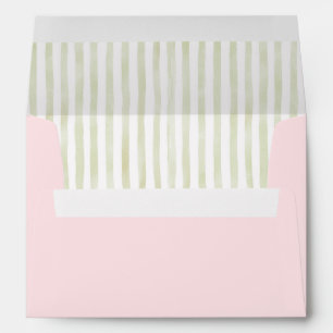 Sage Green & Pink Envelope