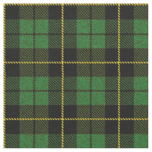 Sage green plaid yellow/black stripe fabric