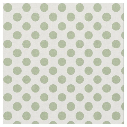 Sage Green and White Gingham Pattern Fabric