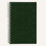 Sage Green Polka Dots Modern Pattern  Notebook