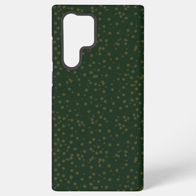 Sage Green Polka Dots Modern Pattern Samsung Galaxy Case (Back)
