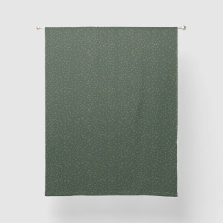 Sage Green Polka Dots Modern Pattern Sheer Curtains