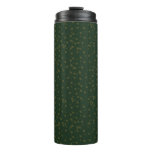Sage Green Polka Dots Modern Pattern Thermal Tumbler