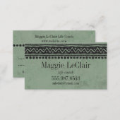 Sage Green Professional Appointments Business Card (Front/Back)