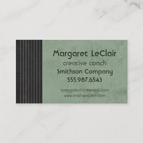 Sage Green Professional / Creative Business Card