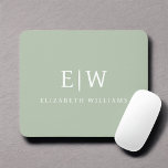 Sage Green Professional Simple Monogram Minimalist Mouse Pad<br><div class="desc">Introducing our Elegant Professional Simple Monogram Minimalist Collection: Elevate your style with timeless sophistication and understated elegance. Crafted with meticulous attention to detail, this collection features minimalist designs adorned with your personalized monogram. Each piece exudes professionalism and refinement, perfect for making a lasting impression in any setting. From sleek stationery...</div>