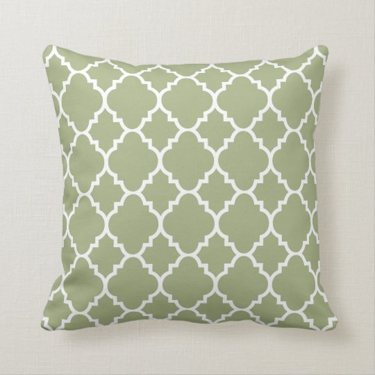 sage green throw pillow