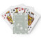 Sage Green Rose Wedding Favor Playing Cards